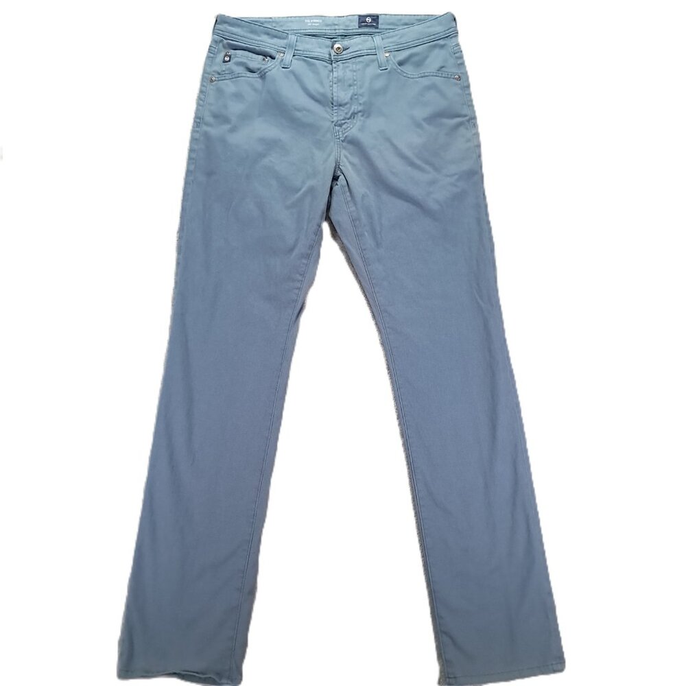 AG Adriano Goldschmied Pant Men 34x34, Tag 33x34 Blue The Everett Slim Geometric